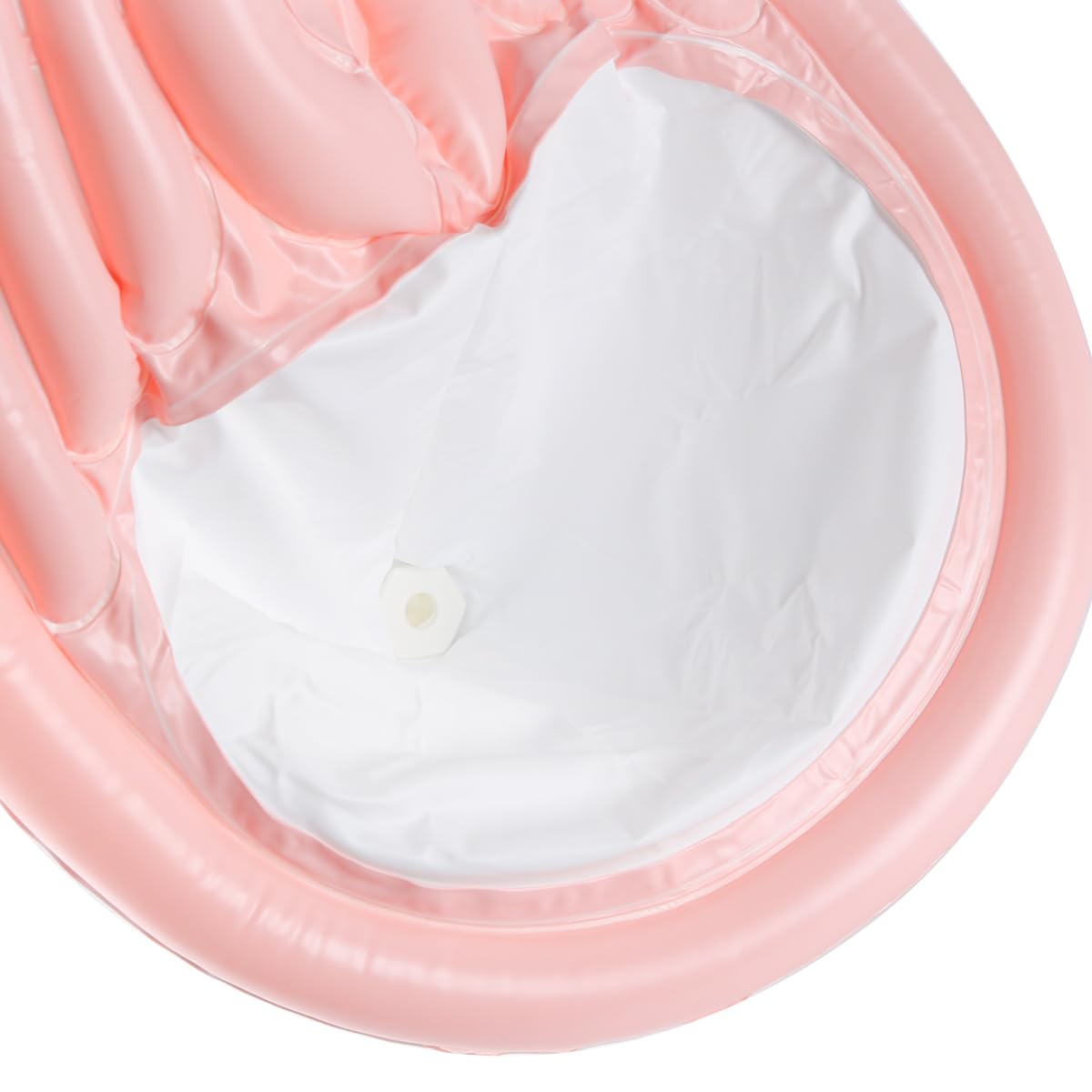Lavandino Gonfiabile Portatile per Capelli, per Shampoo, per Anziani, disabili, Donne Incinte, Sistema di drenaggio Pieghevole in PVC