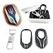 Carbon Fiber Pattern Key Chain FOB Case Shell For Maserati Ghibli, Quattroporte Remote Smart Key