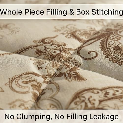 Image of Mafatlal Tulip Premium 120 GSM Quilted Comforter for Double Bed |Durable, Airy Comforter, Relax Sleep & Printed Comforter | 90 x 100 Inch | Cream Ivory 1