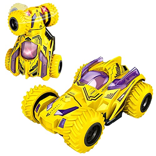 Image of Plastic Push and Go Mini Monster Truck Set Friction Powered Stunt Truck Car Vehicle Toy for Kids Baby Toys Cars for Kids Above 3 Years (Red Color)