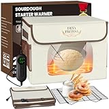 DEVA Fronsa Foldable Bread Proofing Box‌ - 36L Large Dough Proofer with 3-Sided Heating, 24H Timer+Temp Control(50-113℉) with Front Window & Metal Rack for Sourdough, Yogurt & Bread Baking