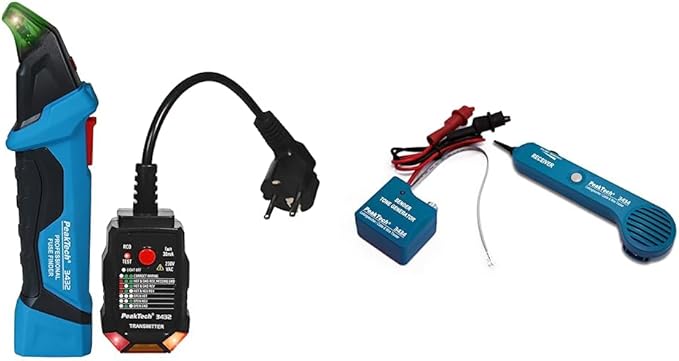 NOYAFA NF-827EU Steckdosentester - Sicherungsfinder Mit RCD-Test & NCV Spannungsprüfer