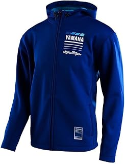 Troy Lee Designs Motocross Mountain Bike ATV Powersports Yamaha Racing Pit Jacket (Navy, XX-Large)