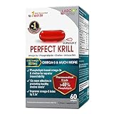 LABO Nutrition Perfect Krill 1000 mg, Pure Ultra Strength Antarctic Krill Oil with Omega-3s, EPA, DH