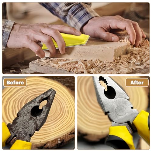 50 Stück Schleifpapier mit 90x27 mm Schleifklotz Set Manueller Schleifklotz Handschleifer 5 Schleifpapiergrößen Nassschleifpapier Set für DIY Holzarbeit Basteln und Möbelrestaurierung