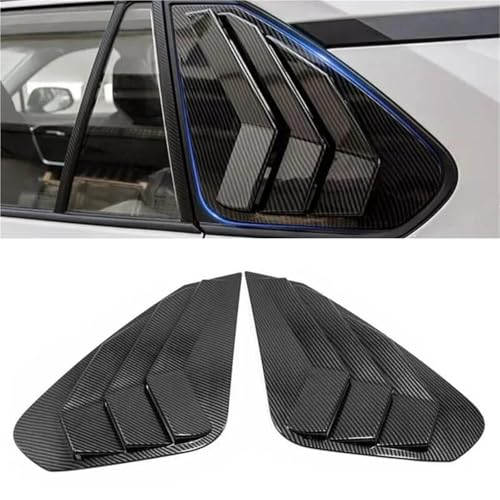Cache-persiennes de vitres pour RAV4 2019-2023 finition Gloss Black haut de gamme - 4