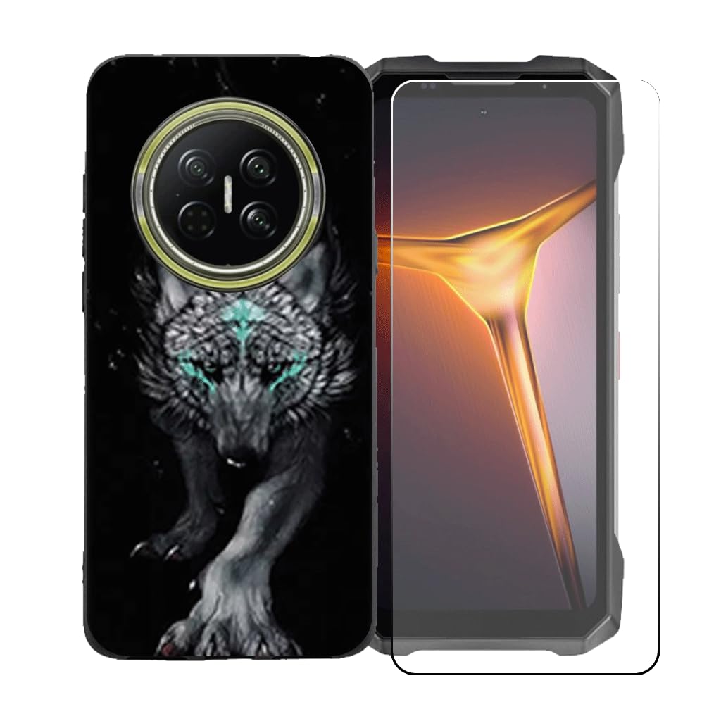Amazon.co.jp: LCEHTOGYE 適用 Doogee V Max 2 Pro +強化ガラス