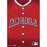 Los Angeles Angels Red Plastic Loot Bags - 9' x 6.5' (8 Pc) - Perfect for Baseball-Themed Celebrations & Superfans