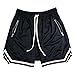 SHENDM Men's Sports Shorts Mens Sport Shorts Running Shorts Sportwear Beach Bottom Loose Basketball Training-Red-XXXL, 3X-Large