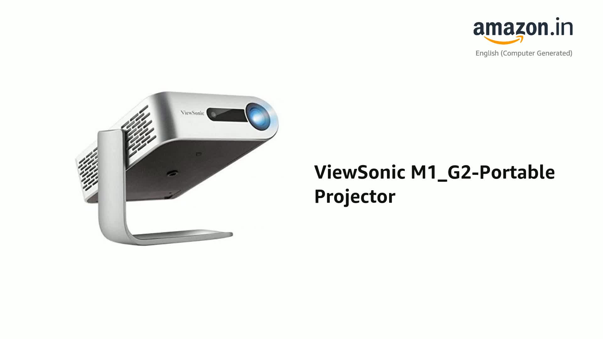 ViewSonic M1_G2-Portable Projector with Dual Harman Kardon