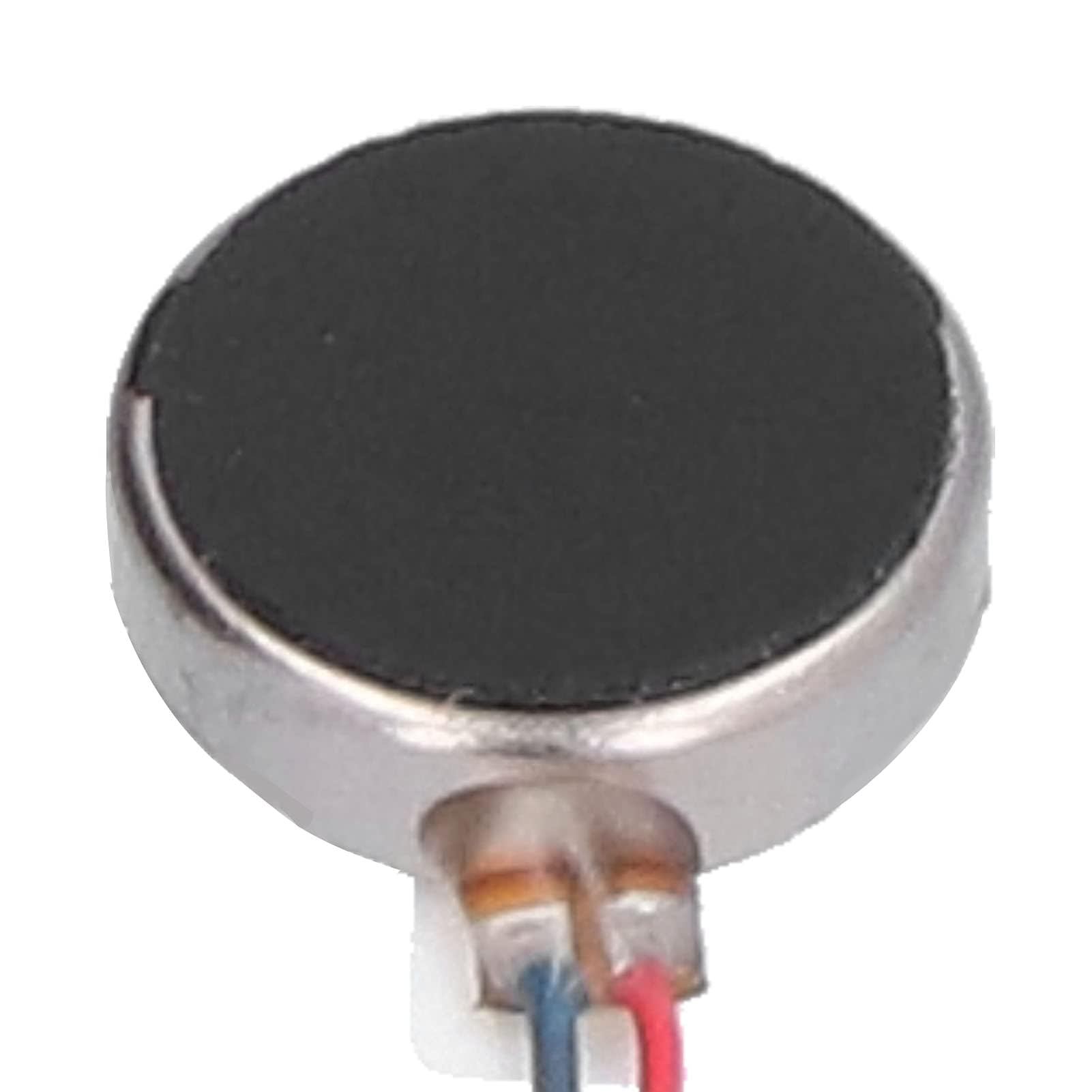 50Pcs Mini Motori a Vibrazione Anti Interferenza 12000 RPM Motori a Vibrazione a Moneta Piatta per Cellulare e Cercapersone DC 3V 10x2.7mm