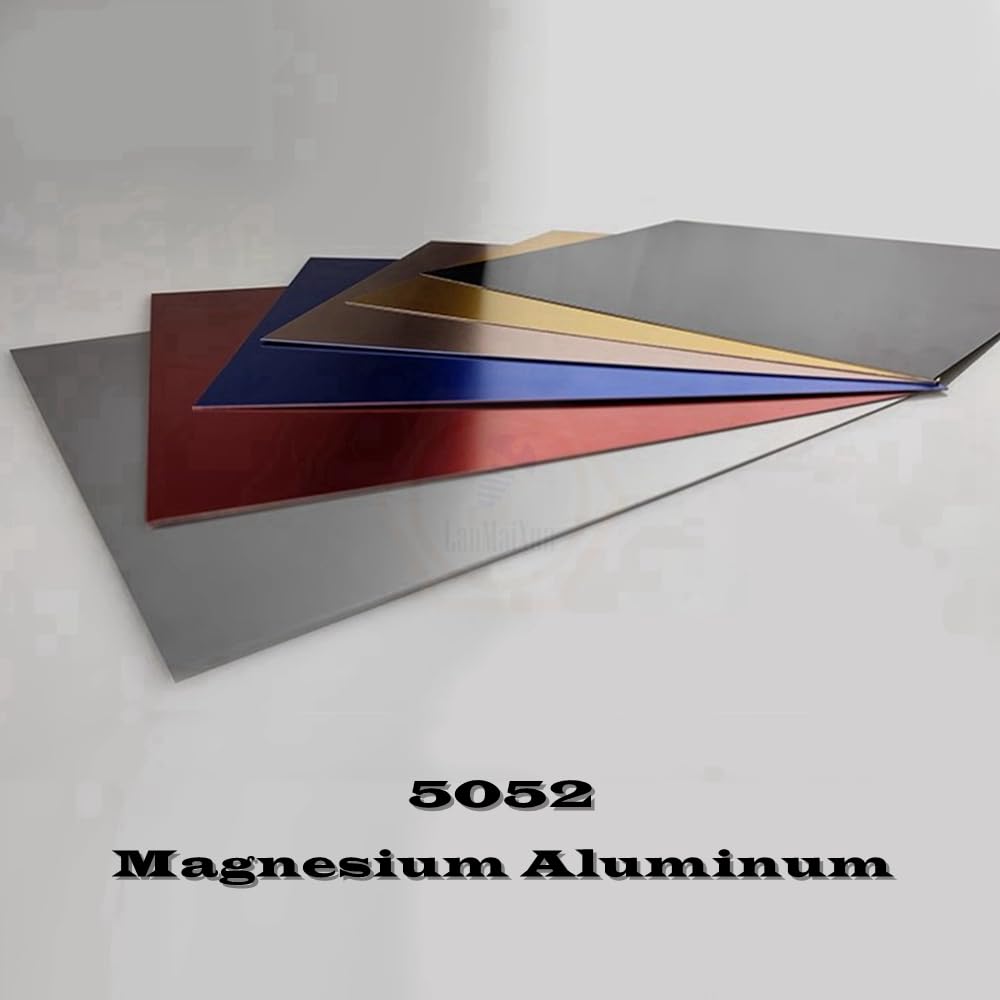1pcs 1.5×300×300mm 【Bleu】 Anodized 5052 aluminum magnésium alloy feuilles
