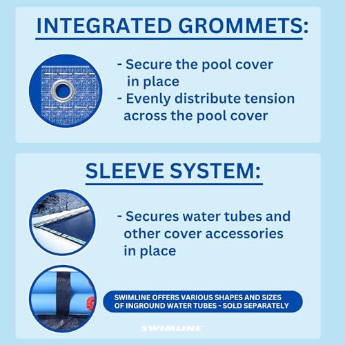 Cobertor para piscina rectangular 25x50 ft Swimline miniatura 5