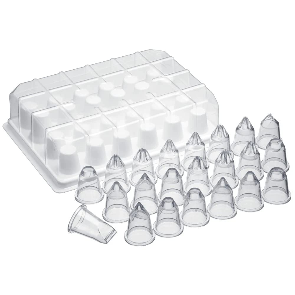 Kitchencraft Transparent Sweetly Does It Set Of 24 Icing Nozzles