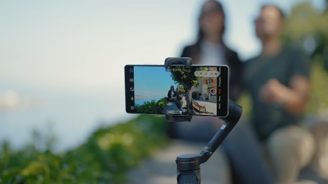 Bild 6 - hohemGimbal Smartphone iSteady X3 SE Plus, 3-Achsen Gimbal Stabilisator, leichtes & faltbares Design mit abnehmbarem Fernbedienung, ausziehbarer Stange, 11-Stunden-Akku, Gimbal Ideal für Vlogging