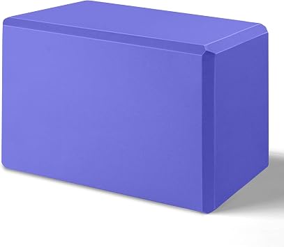 2025 Biguphate Yoga Blocks 9x 6x4 Inch,1 Pack EVA Foam Yoga Block Supportive Latex-Free, Non-Slip Exercise Blocks, Yoga Accessories for Pilates, Meditation, Balance, Stretching and Deep Poses