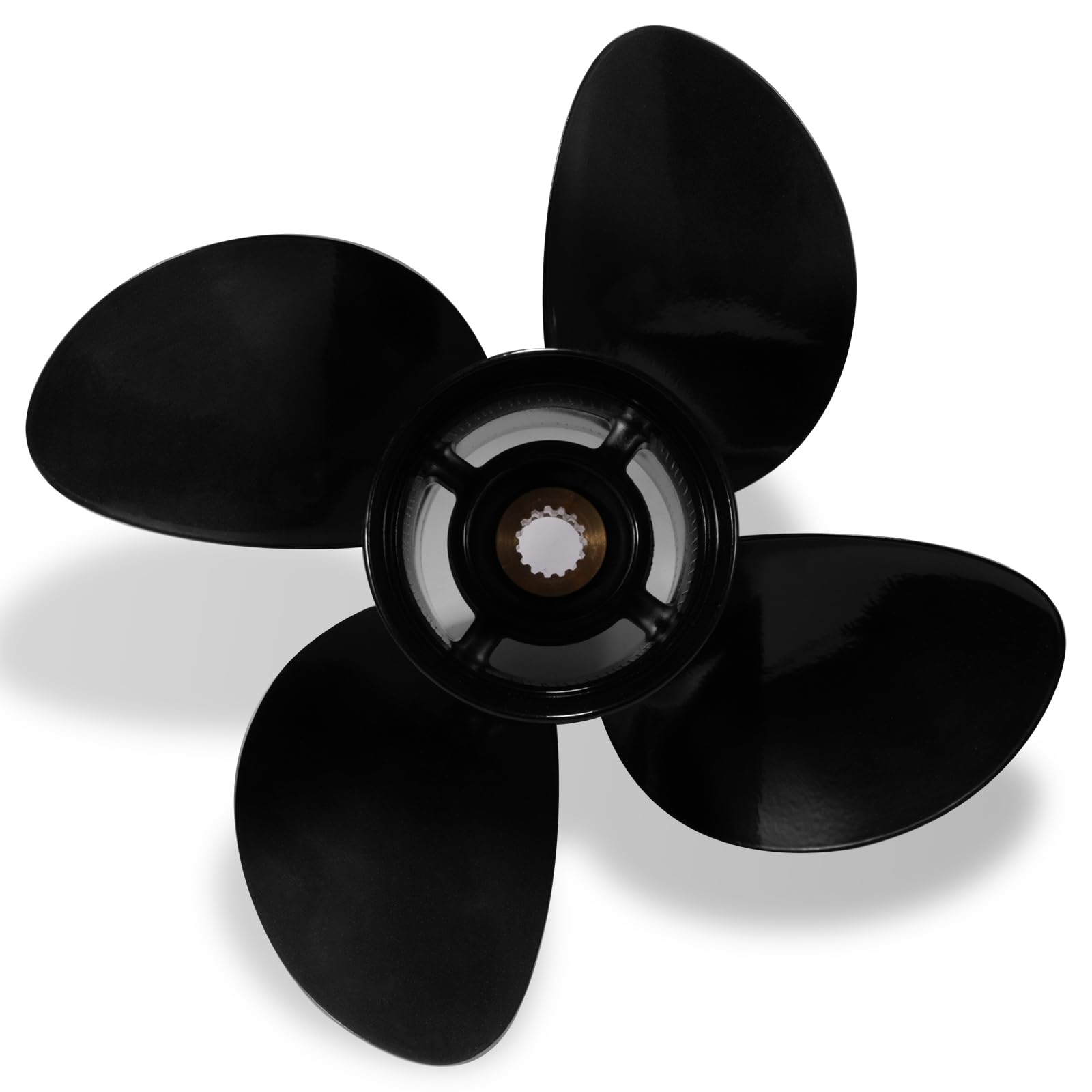 VIF OEM Upgrade 15x15 Aluminum Boat Propeller for Yamaha 150hp 175hp 200hp 220hp 225hp 250hp 300hp F150 F175 F200 F225 Outboard Engines,15 Tooth, 4