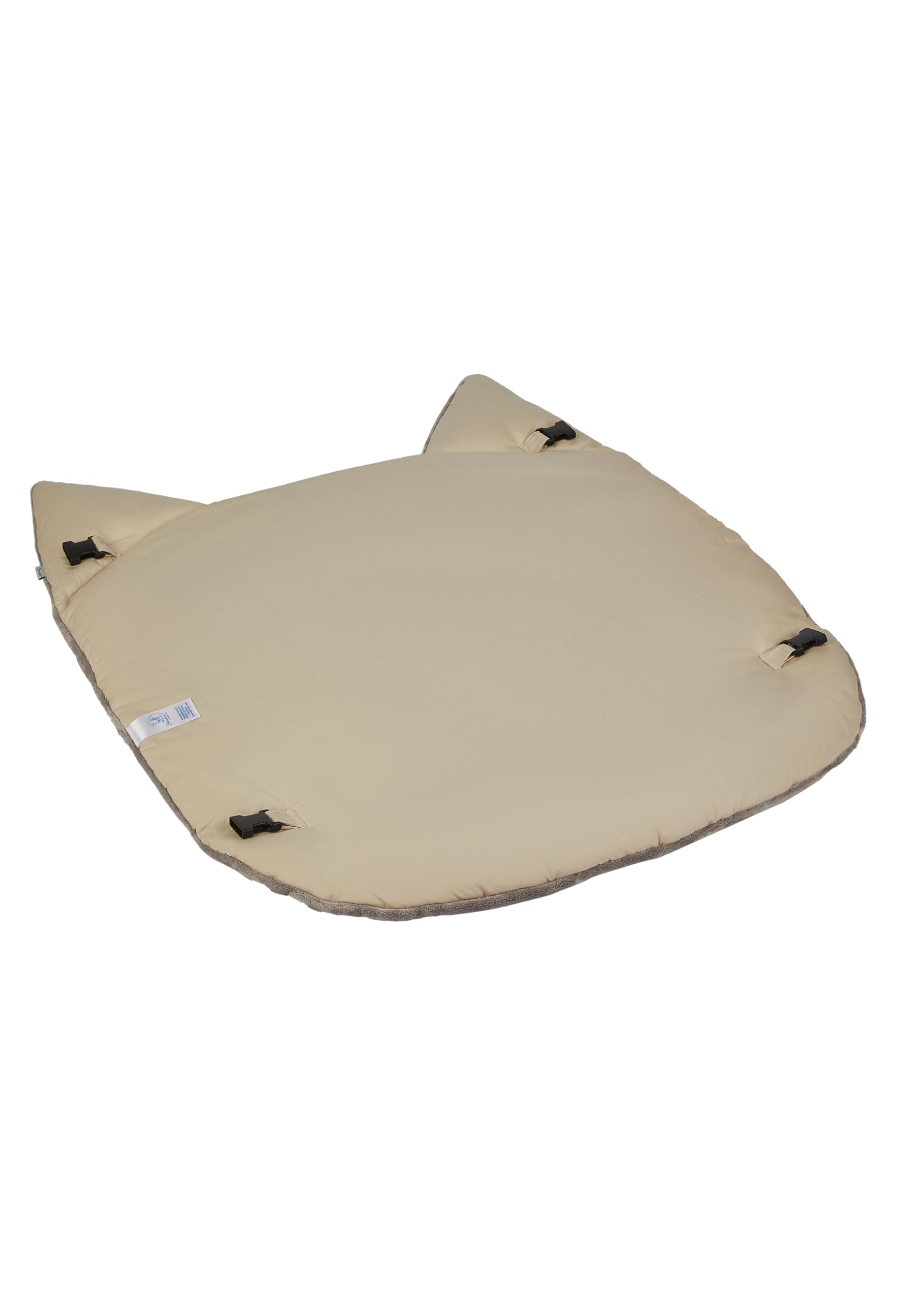 Sterntaler Spielbogen Katze Lilly - Spielbogen aus weichem Flausch und bedrucktem Baumwoll Mischgewebe - Baby Spieldecke mit Bogen und Spielfiguren zum Abnehmen - Baby Spielzeug, steingrün