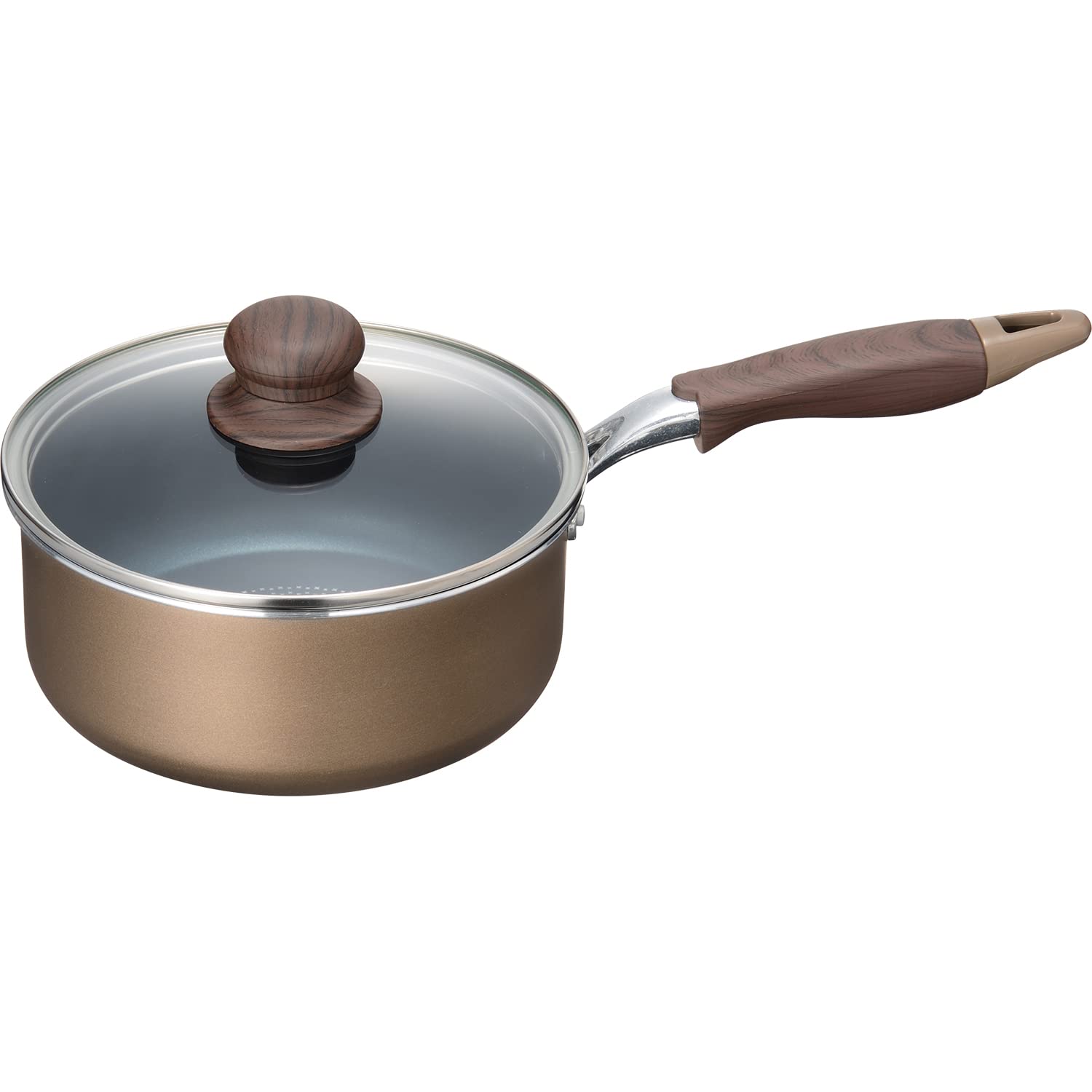 Amazon｜和平フレイズ こびりつきにくい IH・ガス対応 片手鍋 18cm