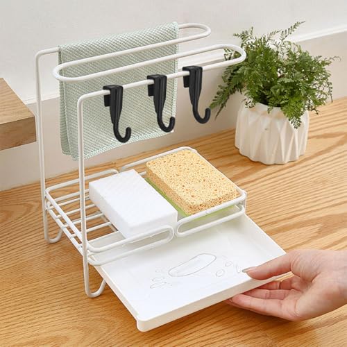 TOGEVAL 16 Ganchos de Plástico Negro para Rejilla de Horno Microondas, Multifuncionales para Utensilios de Cocina, Ganchos para Tubos Cuadrados de 10 Mm, Organizador de Cocina Ahorrador - imagen 3