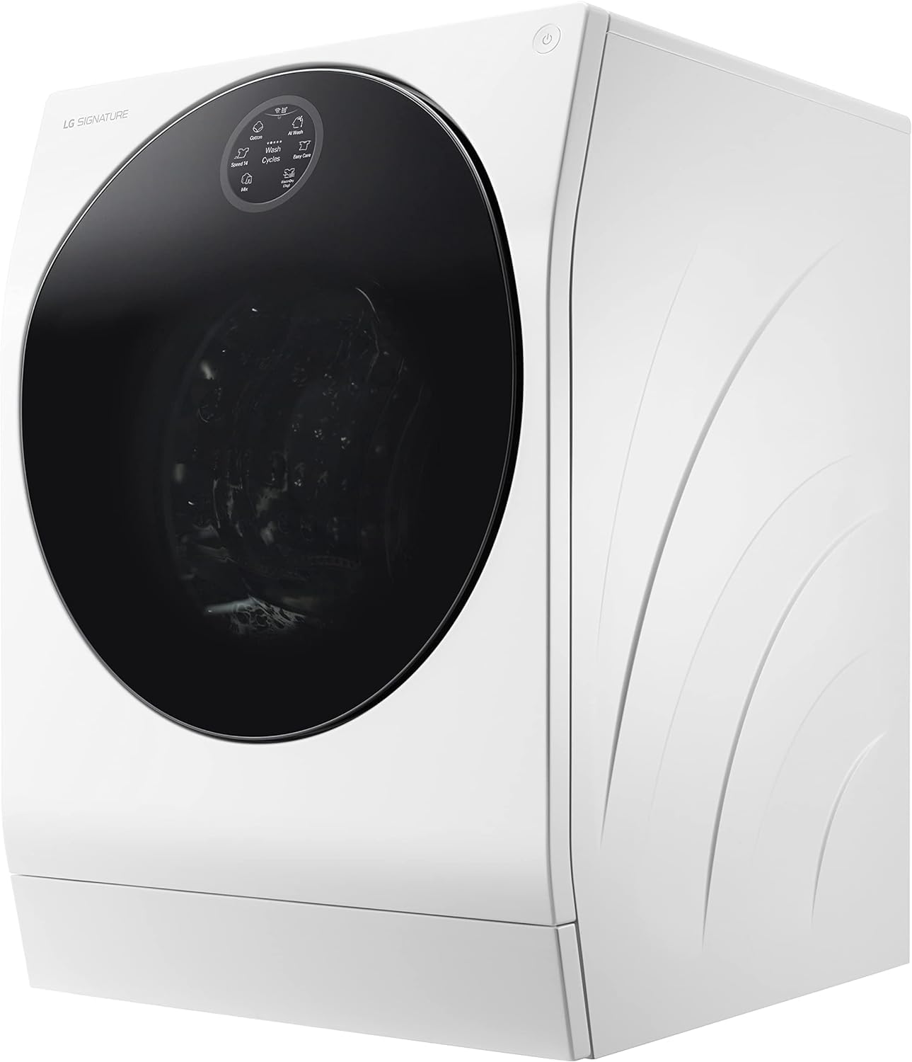 LG SIGNATURE LSWD100X Waschtrockner 12-7 kg 1550 U/min AI Direct Drive Wärmepumpen Steam-Funktion Weiß