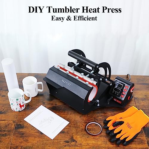 Akeydiy CXB5565 Tumblers Heat Press, Tumbler Mug Heat Press Machine 30Oz 20Oz 16Oz Sublimation Tumblers Press Glass Jar Cans thumb #2