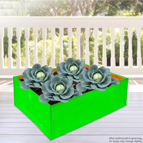 Image of Outdoor Indoor Grow Bags, Premium HDPE 230 GSM for Terrace Gardening, UV Stabilized Plant Bags for Vegetables and Flowers, 7-8 Years Life(Pack of 2, 24X18X9)
