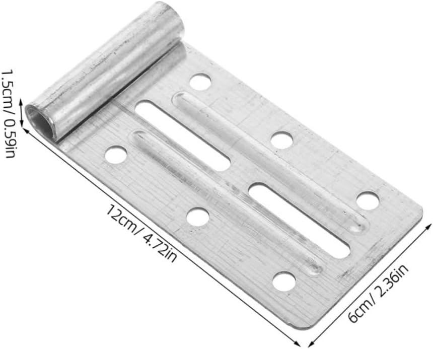 2pcs Heavy Duty Garage Door Bottom Metal Brackets for Enhanced Track Stability and Support Reinforcement Hinge Brackets for Installation