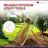 GeZu Impex Earth sieve 100 x 60 cm Hot Dip Galvanised Compost Sifter for Sifting Dirt Rocks sand - Image 3