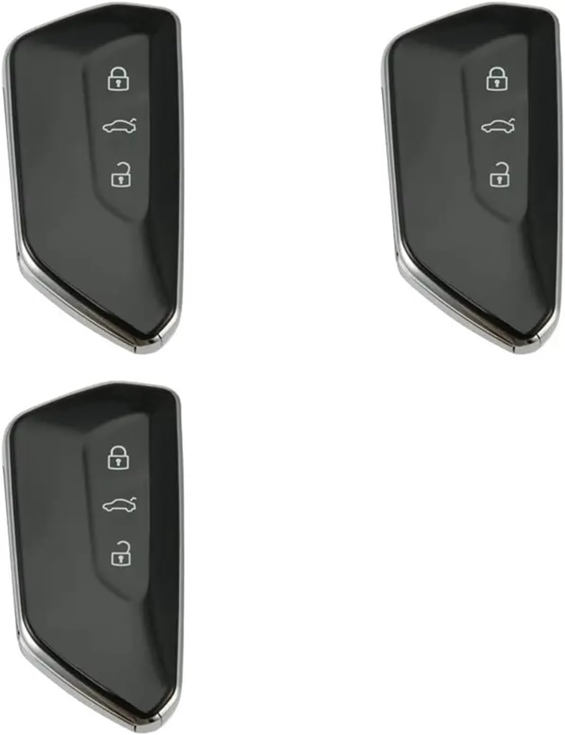 3X Car 3 Control Key Shell Smart Key Card Case KDZA25 Control Key Casing Compatible with VW Golf 8