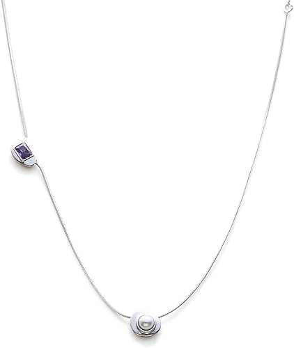 C.Paravano Regalos para el Día de la Madre Collares para mujer Collares para mujer con piedras preciosas Collar con colgante para mujer Collares