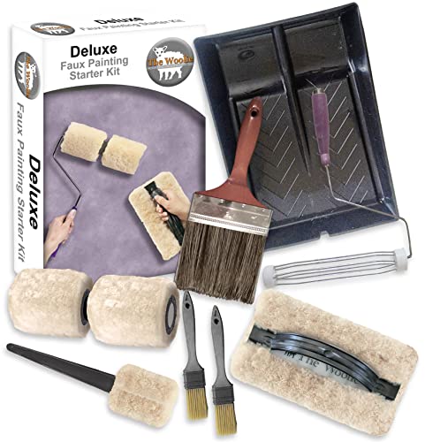 Review (Deluxe) Sheepskin Dual 2-Color Split Roller Full-Sized 9' Sheepskin Double Paint Roller and The Original Full-Sized 9.5 Woolie Faux Painting Kit (KIT) Best Cyber Monday 🔥 (Deluxe) Sheepskin Dual 2-Color Split Roller Full-Sized 9' Sheepskin Double Paint Roller and The Original Full-Sized 9.5 Woolie Faux Painting Kit (KIT)