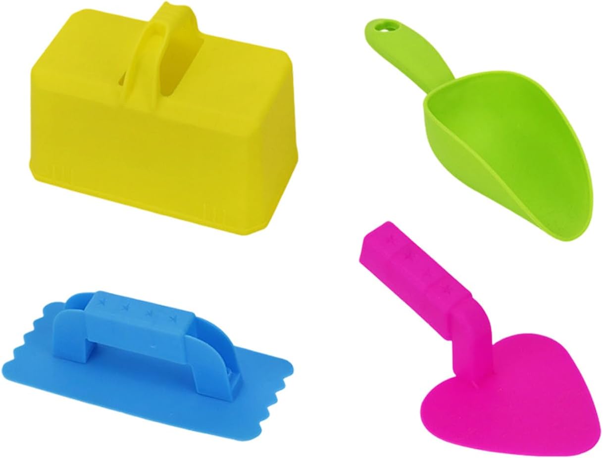 子供用ビーチ砂遊びおもちゃ 4 個 SandCastle ビルディングセット アウトドアアクティビティ用ツール付き 海岸プレイゲーム クリエイティブビルディングセット