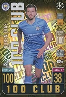 TOPPS MATCH ATTAX 2021/22 Hundred 100 Club Ruben DIAS Manchester City