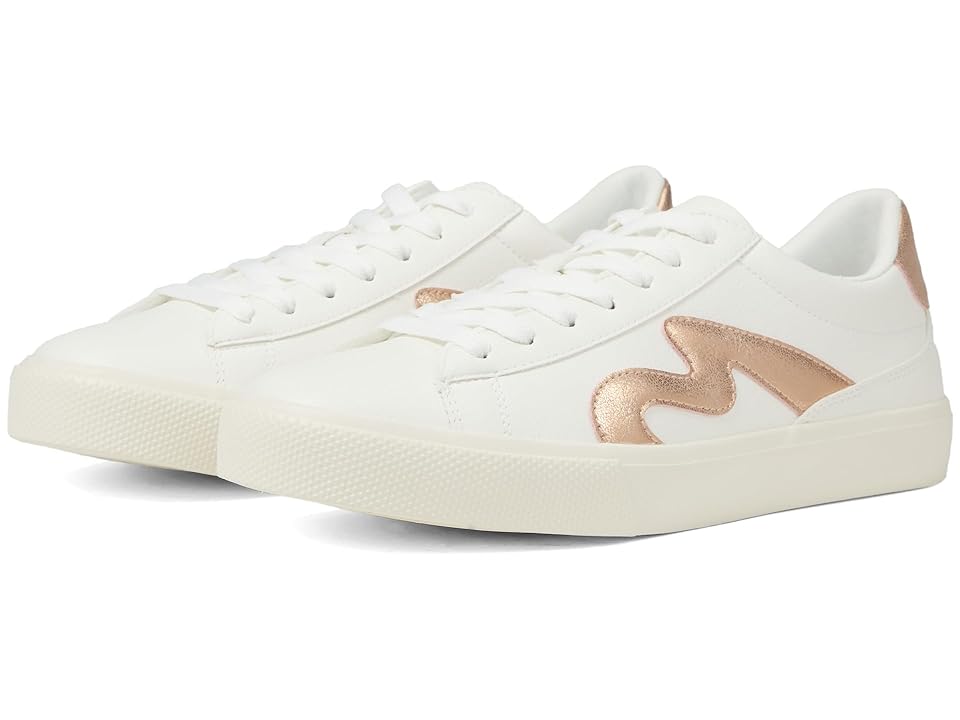 Blowfish Malibu Vice (White Ella/Rose Gold Voyager) Women's Shoes INTERNATIONAL SHIPPING