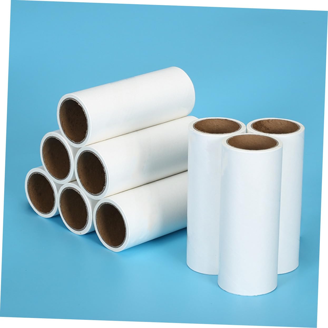 Homoyoyo 10 Stück Klebepapier Reinigungstape für Fusselroller Oblique Abreißbar Gleichmäßig Klebend Breit für Tierhaare Kleidung Sofa und Bett Langlebig und Vielseitig Einsetzbar