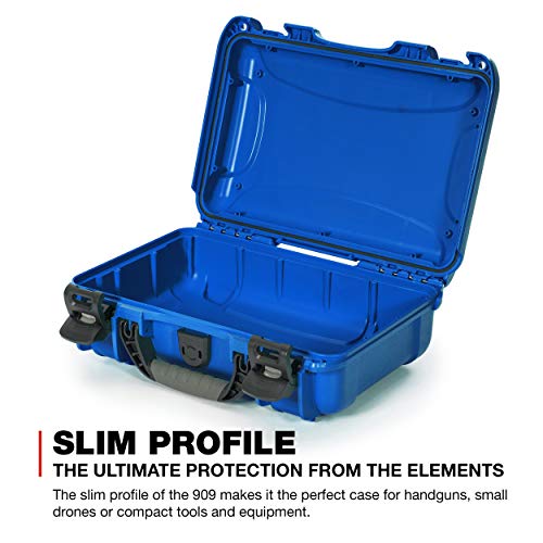 Nanuk 909 Waterproof Hard Case - Blue, 29.05 cm x 17.78 cm x 11.13 cm - Image 3