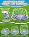 Instraella Splash Pad for Kids and Dogs, 124in Non-Slip Sprinkler Mat 0.5mm Thickened Durable and Foldable Large Pool Summer Fun Outdoor Toys for Dogs and Toddlers Age