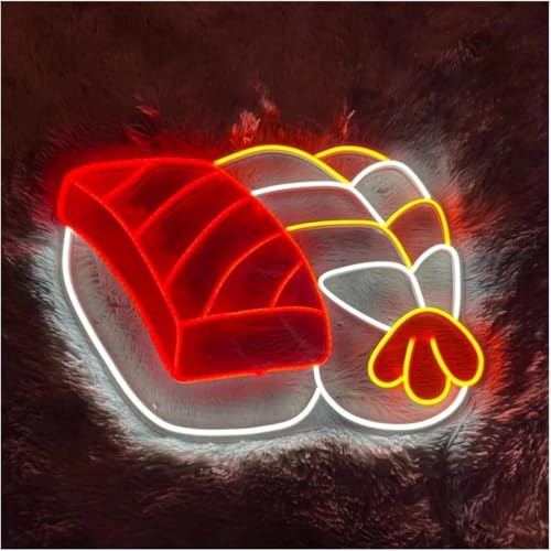Lampe au néon Sushi anti-surchauffe pour décoration de comptoir