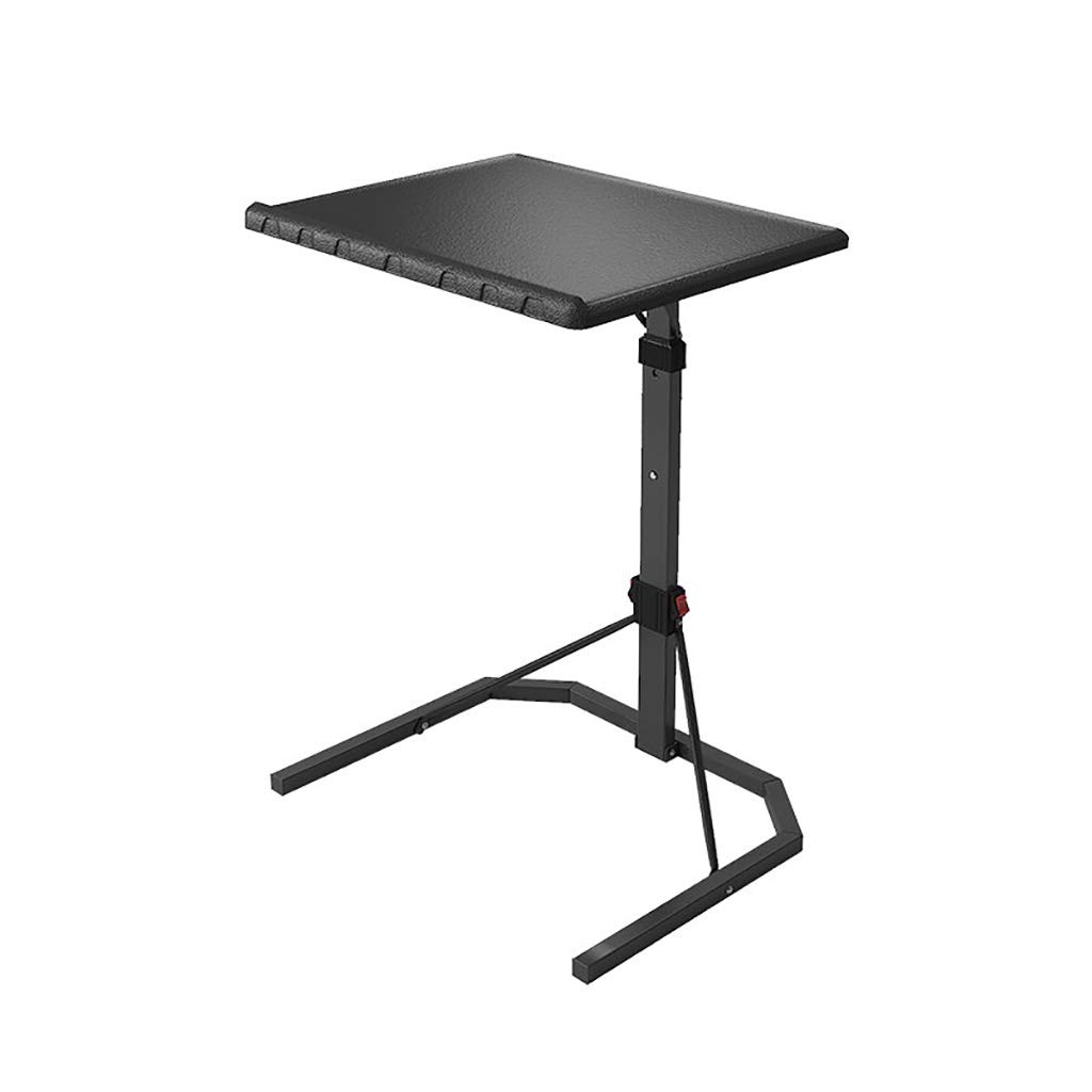 Table ajustable pour ordinateur portable NYJS pliable noire pour éviter le mal de dos
