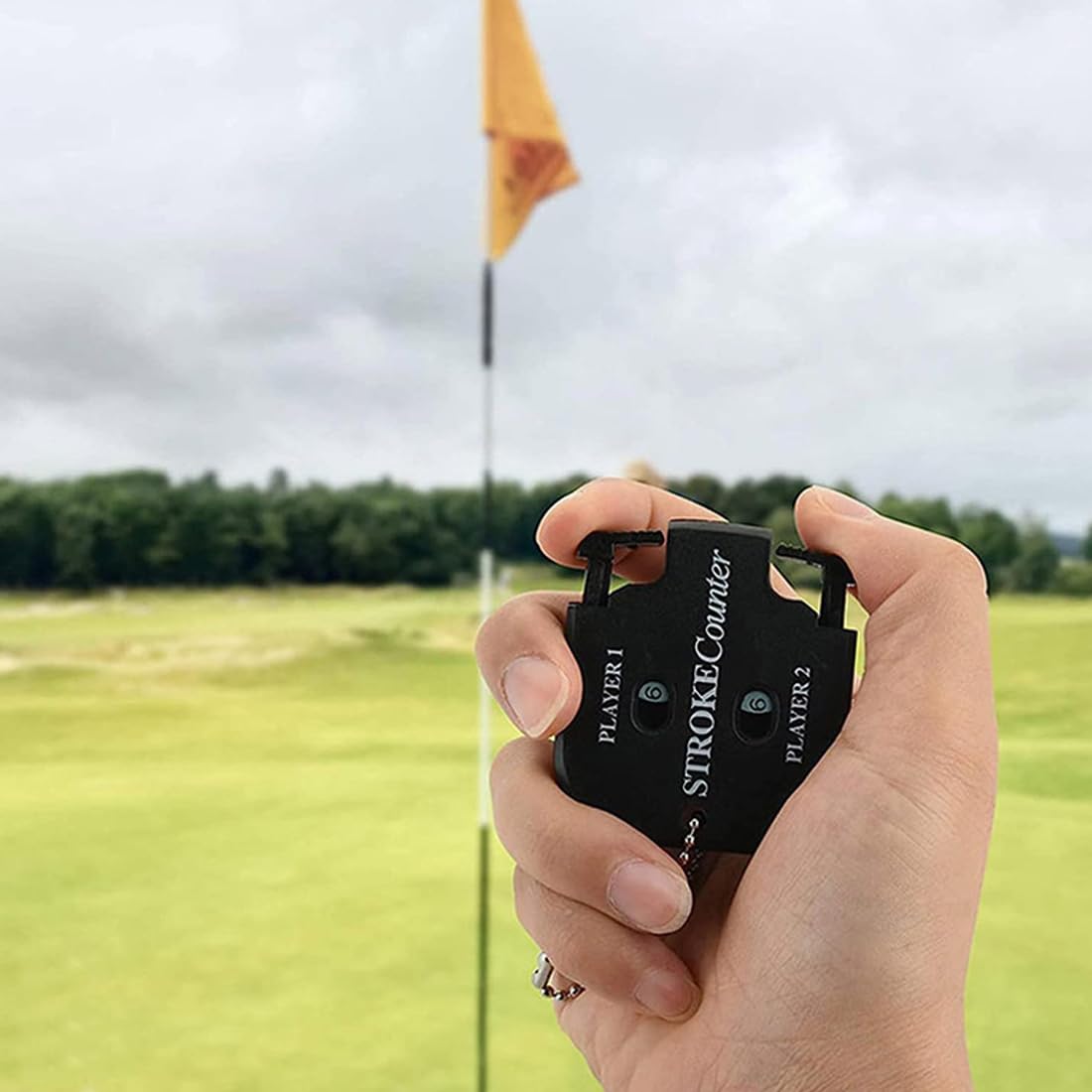 Segnapunti Golf 2 Pezzi Contapunti Conta Buca 2X Giocatori 9X Buche Accessori Golfista Contatore Colpi (Nero)