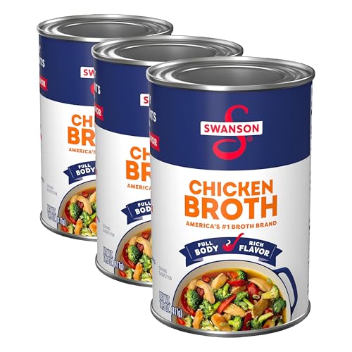 Image of Swanson Chicken Broth, 14.5 oz Can (Pack of 3)