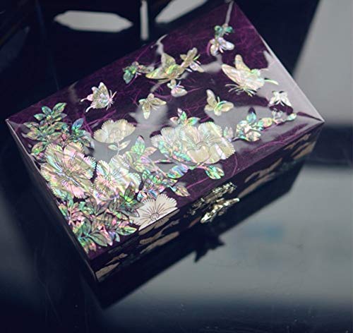 Boîte à bijoux en bois laqué pour protéger les bijoux du ternissement