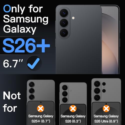 Image of JETech Screen Protector Guard for Samsung Galaxy S26 Plus, 2+2 Pack | with Camera Lens Protector, HD Clear Tempered Glass, Anti-Scratch Protection, Easy Installation Tool