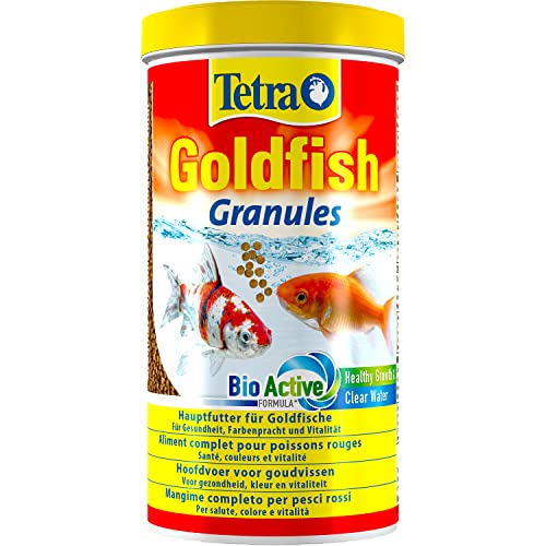 Tetra Goldfish Granules - Alimento Granulado Para Carpines Dorados Y Otros Peces De Agua Fría, Lata 1 L Tetra Goldfish Granules - Alimento Granulado Para Carpines Dorados Y Otros Peces De Agua Fría, Lata 1 L