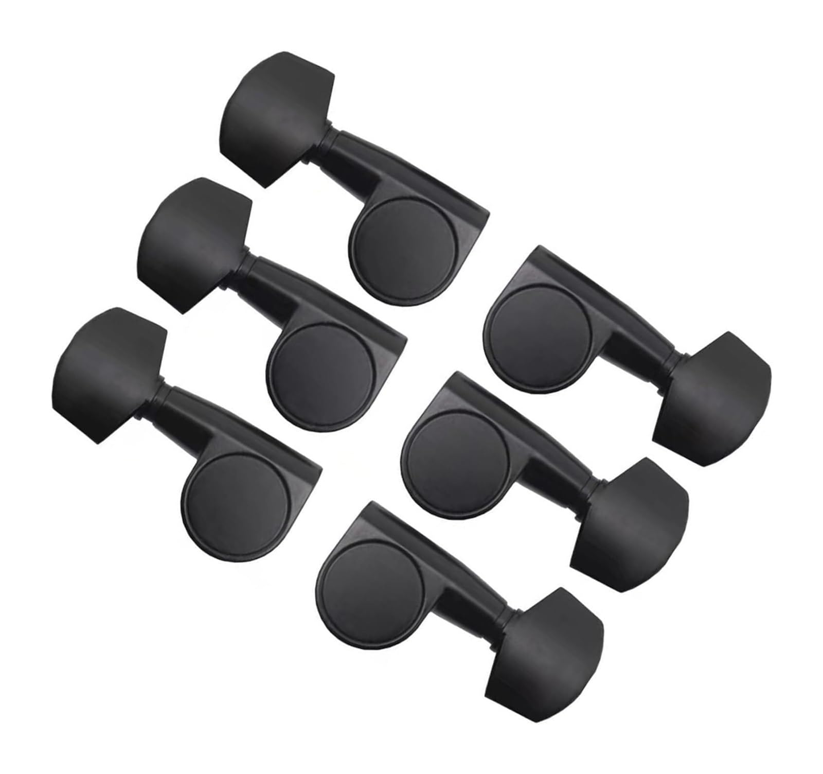sintonizadores de guitarra, Clavijas de afinación completamente cerradas sin tornillos for guitarra folk, juego piezas 3L3R, Metal 1:18