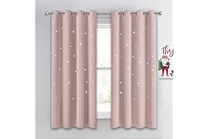 NICETOWN Nursery Blackout Curtains for Babys Bedroom, Grommet Thermal Insulated Room Darkening...