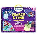 Skillmatics Search and Find Disney Princess Educational Game - Reusable Preschool Learning Activities, Christmas Toys, Art & Crafts, Gifts for Toddlers & Kids of Ages 3, 4, 5, 6