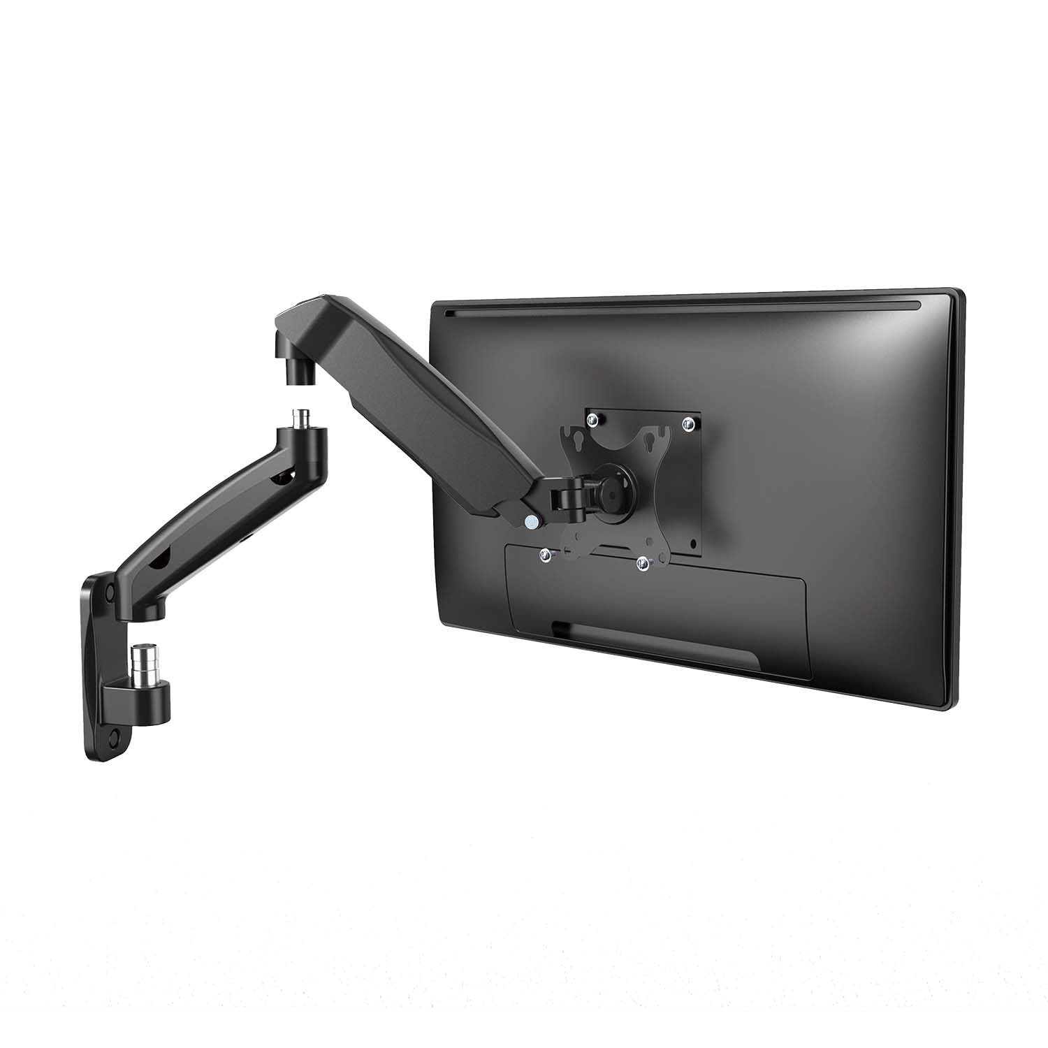 AISENS - WT32TSR-223 - Soporte de Pared Pro Contrapeso Giratorio e Inclinable para Monitor/TV 9Kg (3 Pivotes, 1 Brazo) de 17-32, Negro