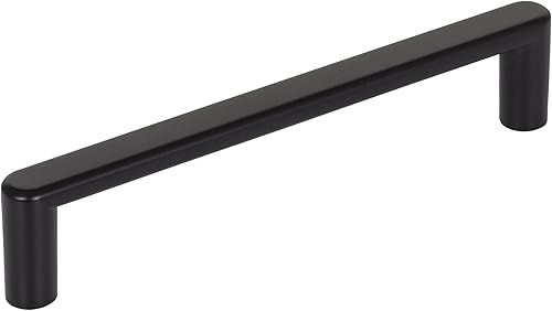 Miniatura 1 de Tirador Gibson de 5.039 in de centro a centro negro mate para gabinete